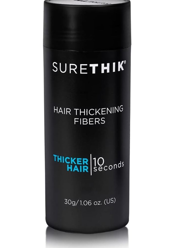 SureThik Hair Thickening Fibers - Medium Brown, 30g for Thicker Hair - Image 1